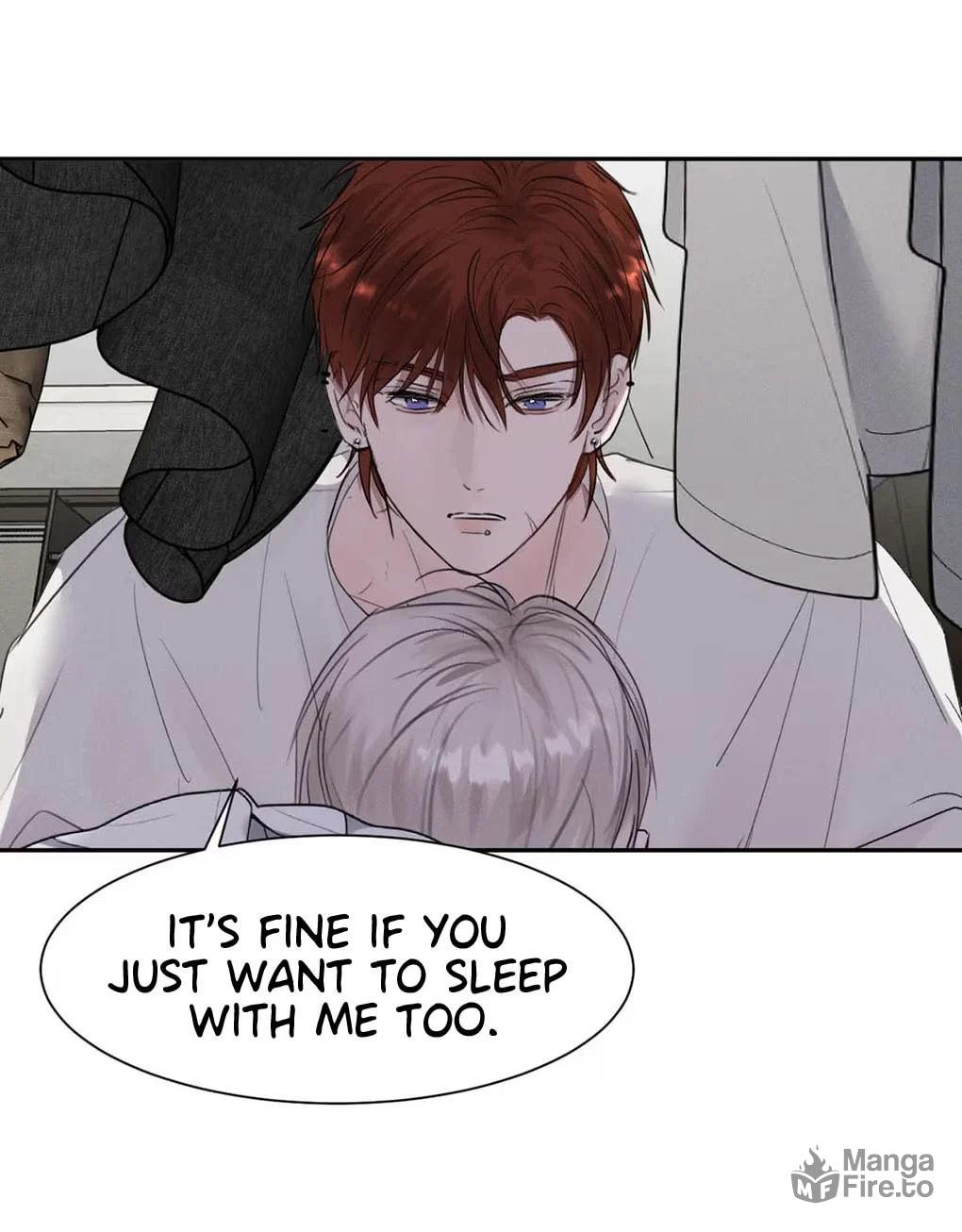 You're sleeping with me “only”, or “sleeping” with me only? page 32