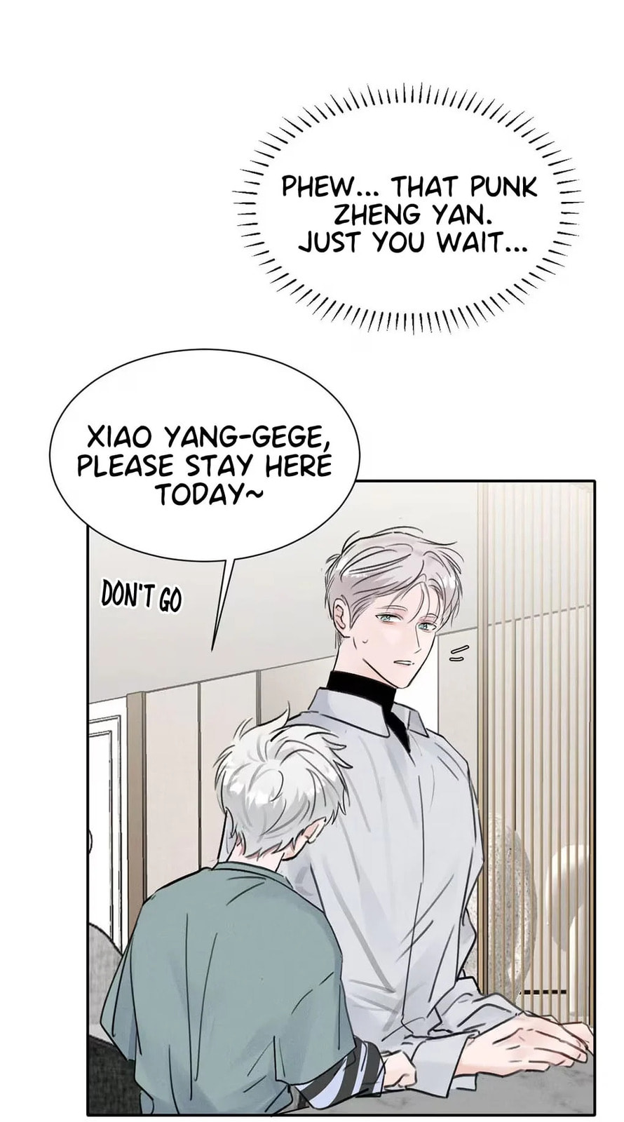 You're sleeping with me “only”, or “sleeping” with me only? page 15