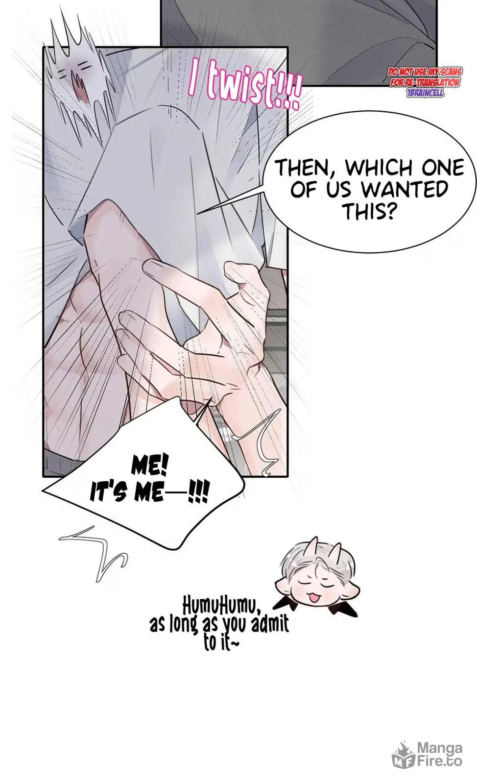 You're sleeping with me “only”, or “sleeping” with me only? page 41